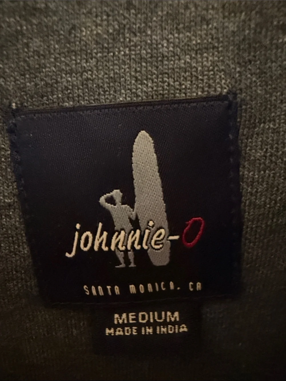 johnnie-O Light Blue Quarter-Zip Pullover